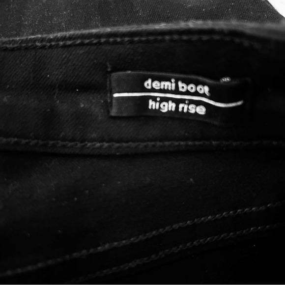 Sanctuary blackHigh Rise Demi Boot Coated Jeans Sz.26 NWT - Picture 7 of 7